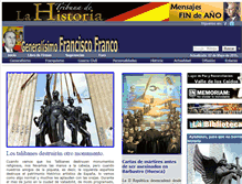 Tablet Screenshot of generalisimofranco.com